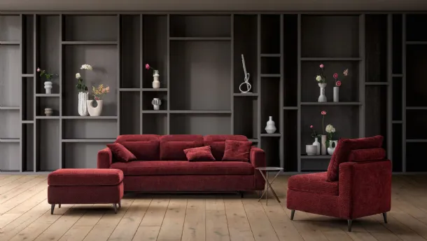 Linear sofa bed Ghost by Samoa