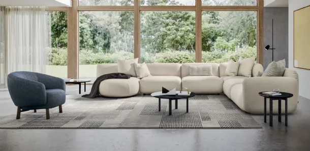 Ginza sectional sofa by Calligaris