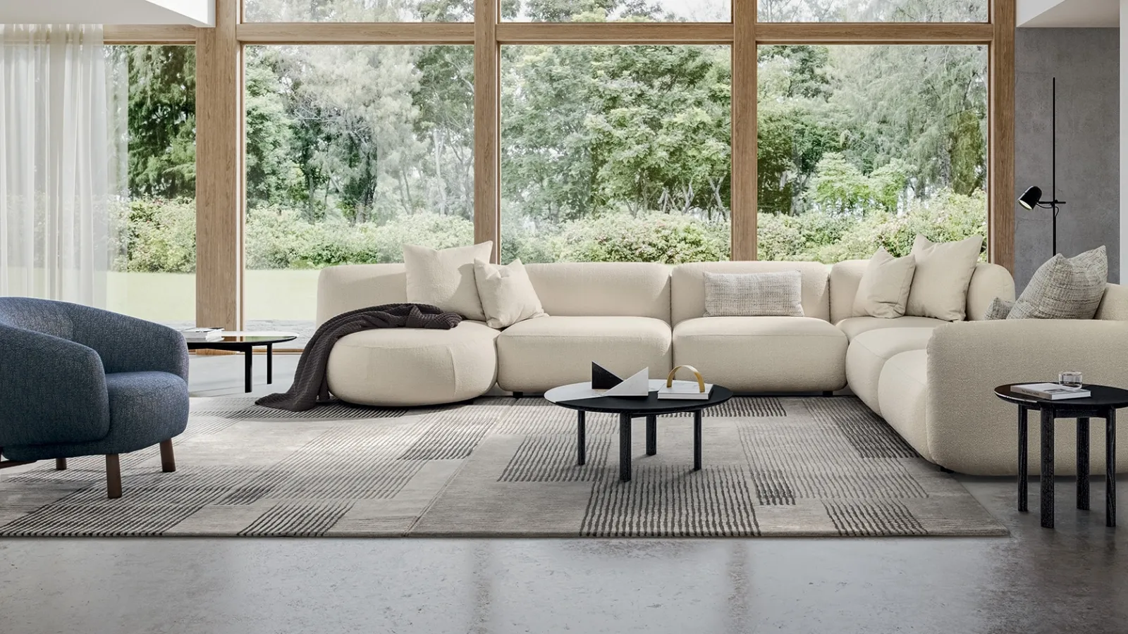 Ginza sectional sofa by Calligaris