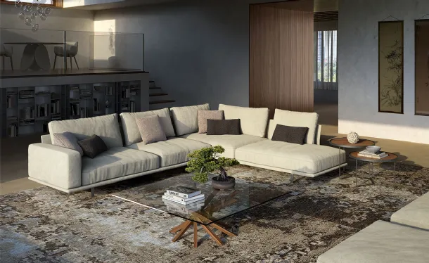 Harrison corner sofa by Cattelan Italia