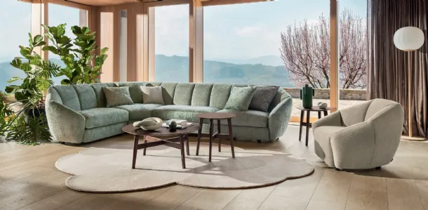 Jill corner sofa by Calligaris