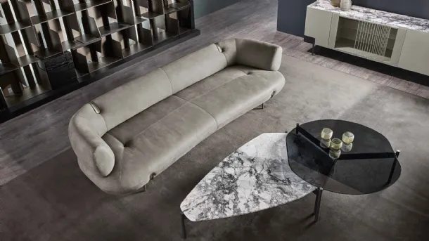 Linear sofa Johnson by Cantori