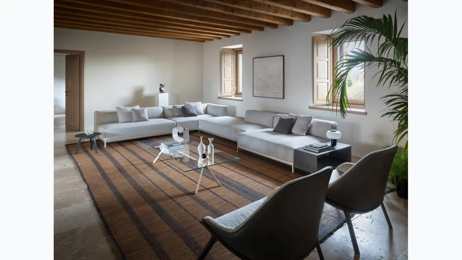 Kobi corner sofa by Alias.