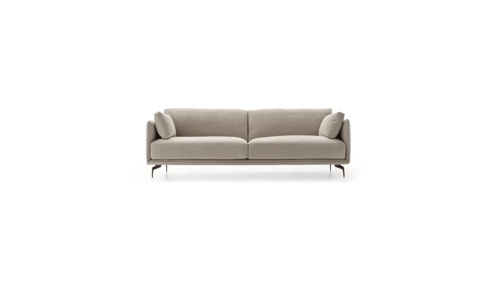 Linear fabric sofa Krisby by Ditre Italia