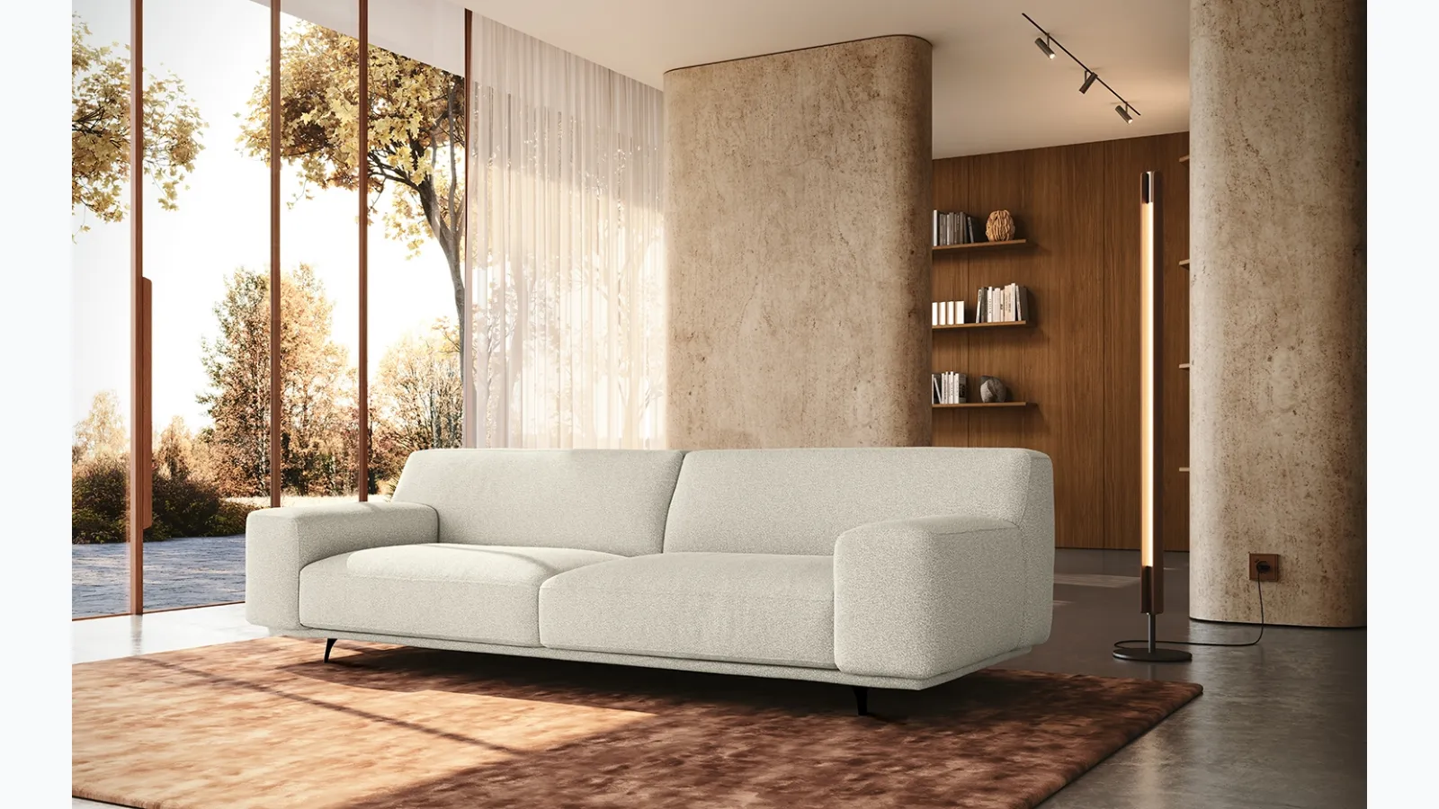 Kyoto linear sofa by Felis