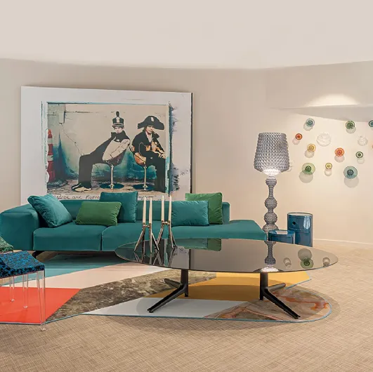 Kartell's Wide Ottoman Sofa