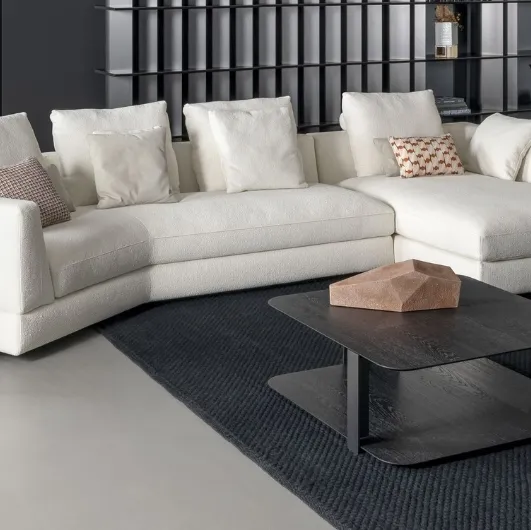 Sofa with peninsula Liam by Bonaldo