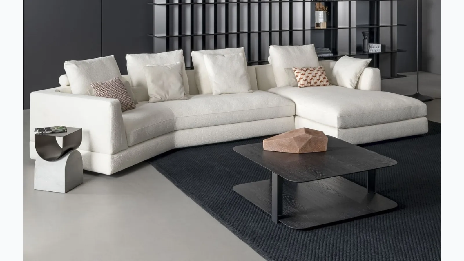 Sofa with peninsula Liam by Bonaldo