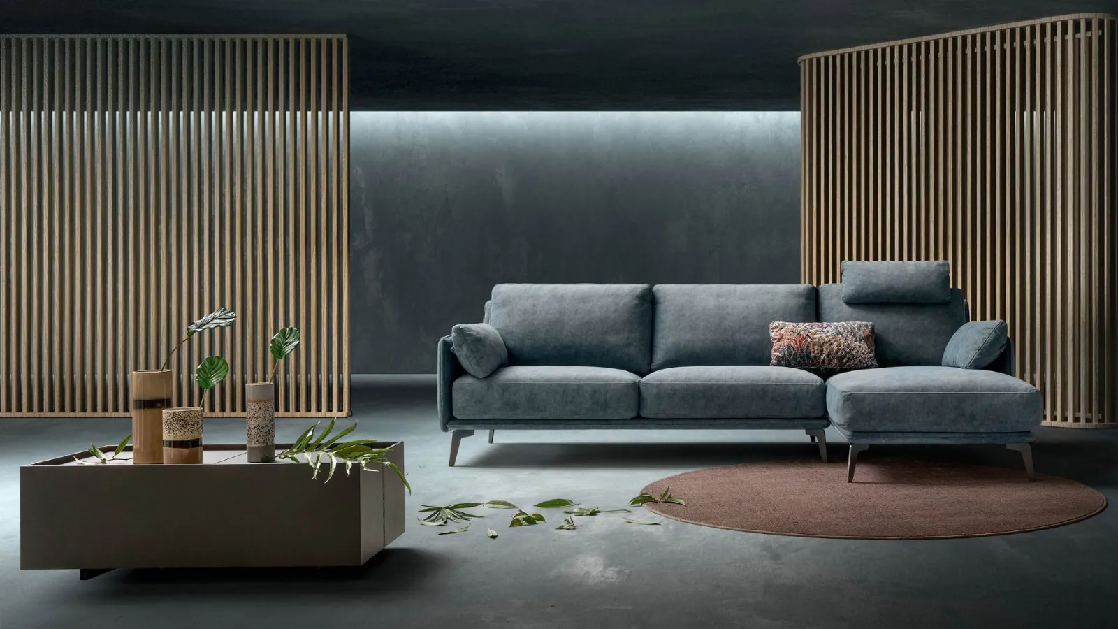 Sofa with peninsula Living by Samoa