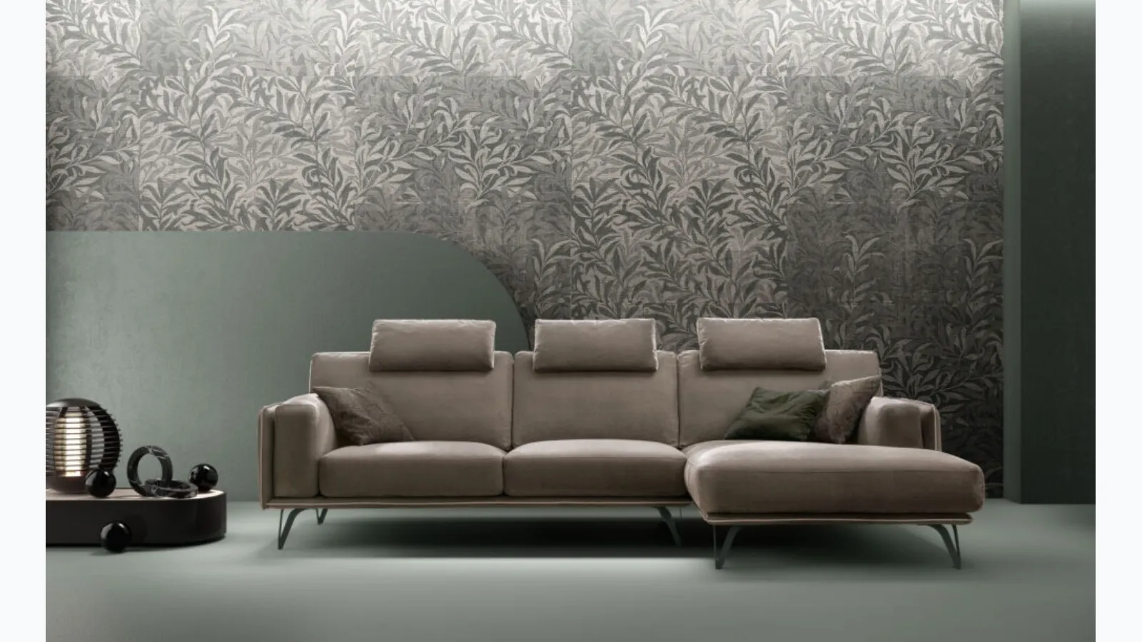 Sofa with peninsula Living by Samoa
