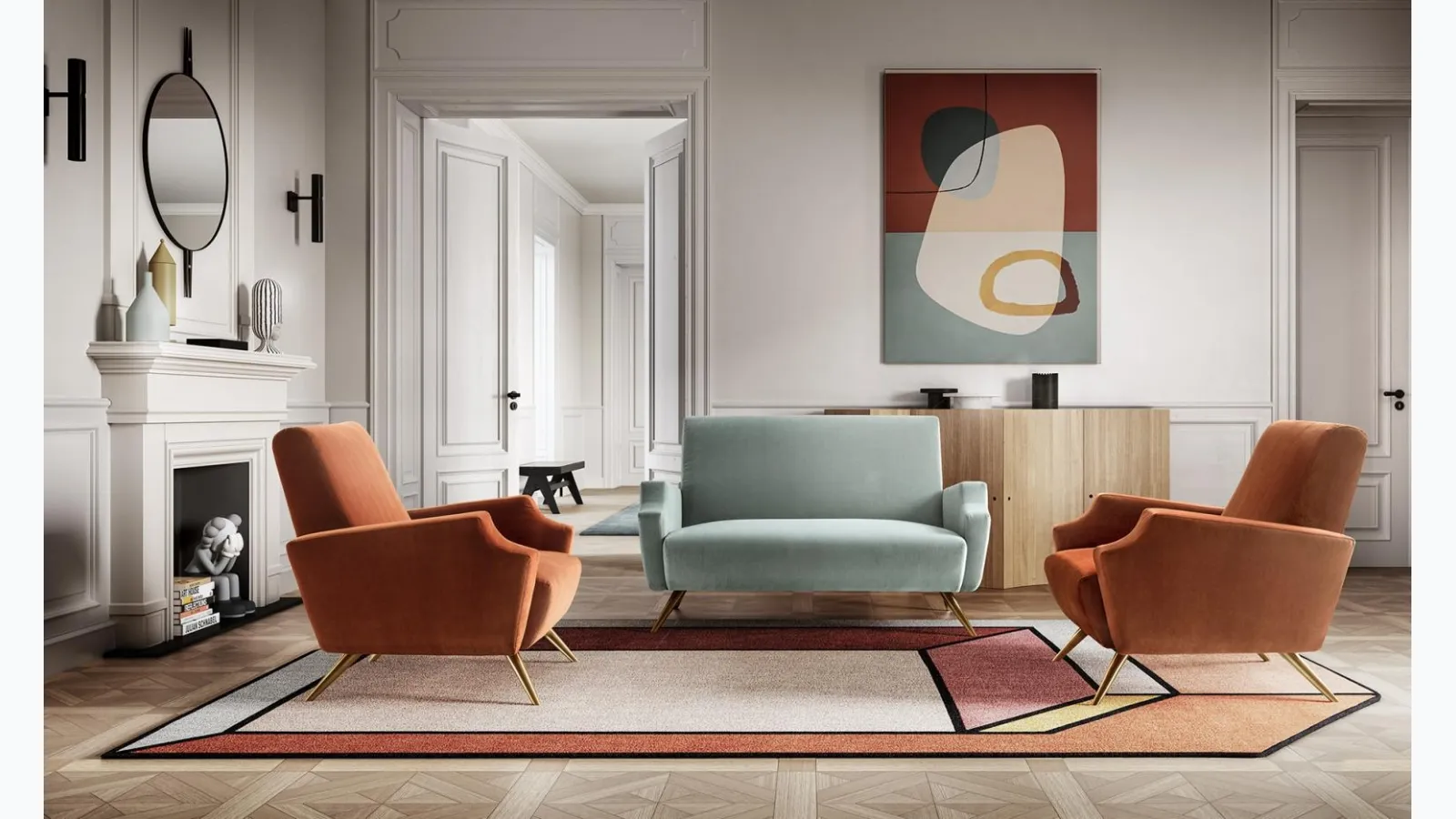 Lizzie fabric living room by Felis