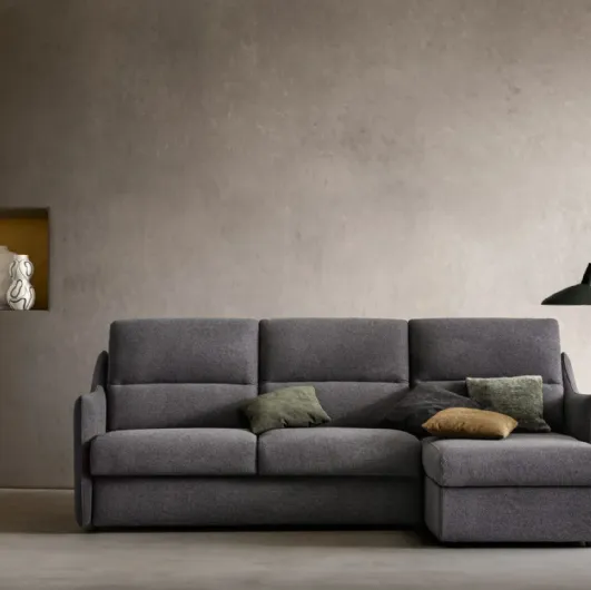 Sofa bed with peninsula Logan by Samoa