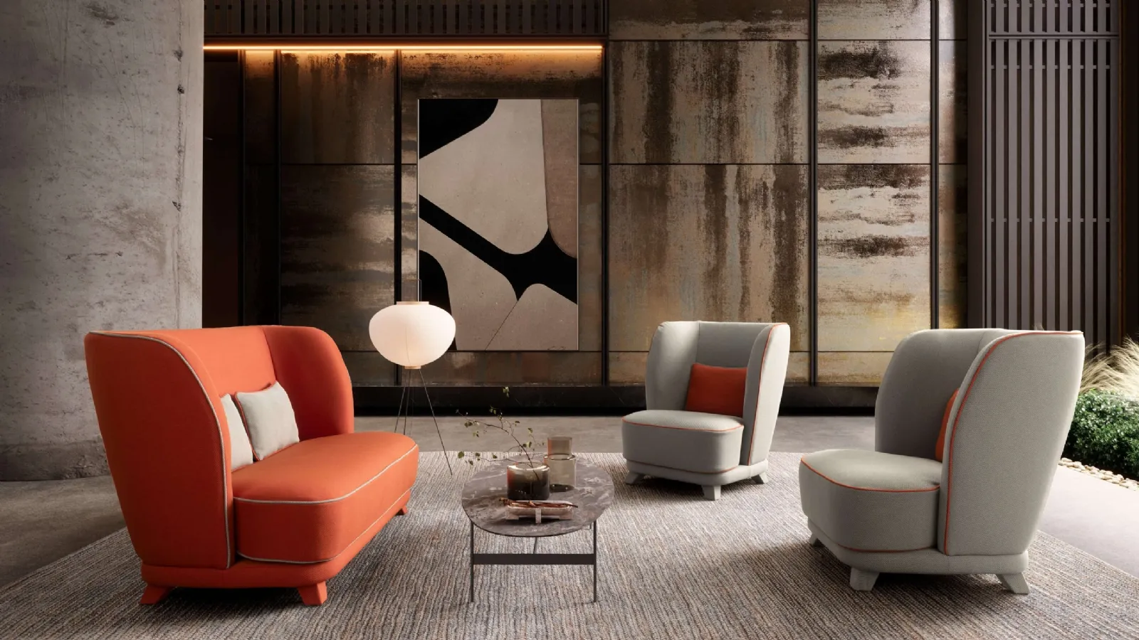 Valentini Loveseat Living Room