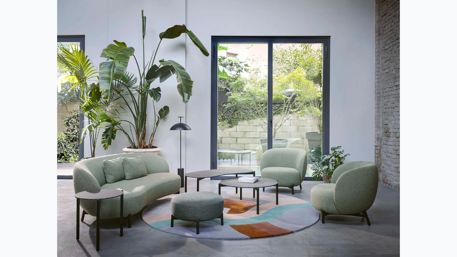 Kartell's Lunam living room