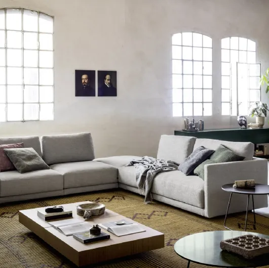 Corner sofa Mac in Novamobili fabric