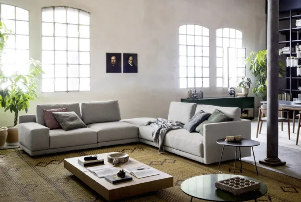 Corner sofa Mac in Novamobili fabric