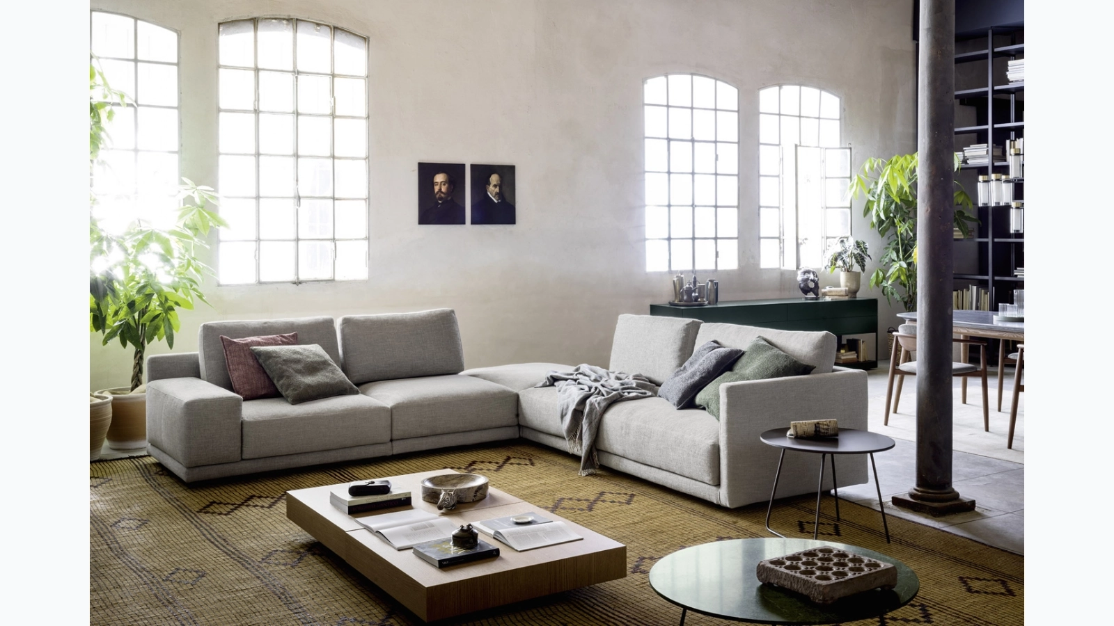 Corner sofa Mac in Novamobili fabric