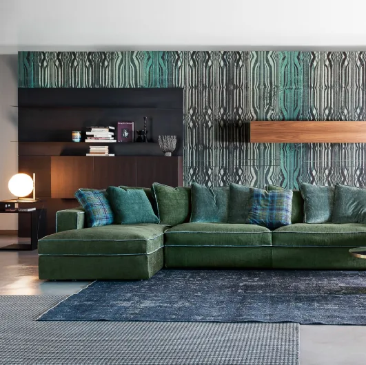 Sofa with peninsula Madison by Flexteam