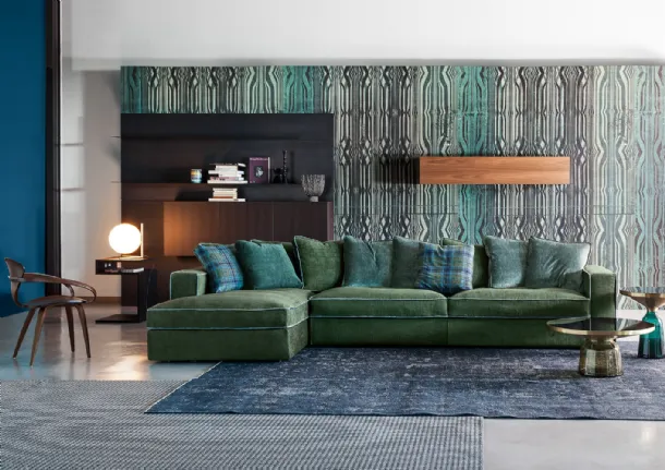 Sofa with peninsula Madison by Flexteam