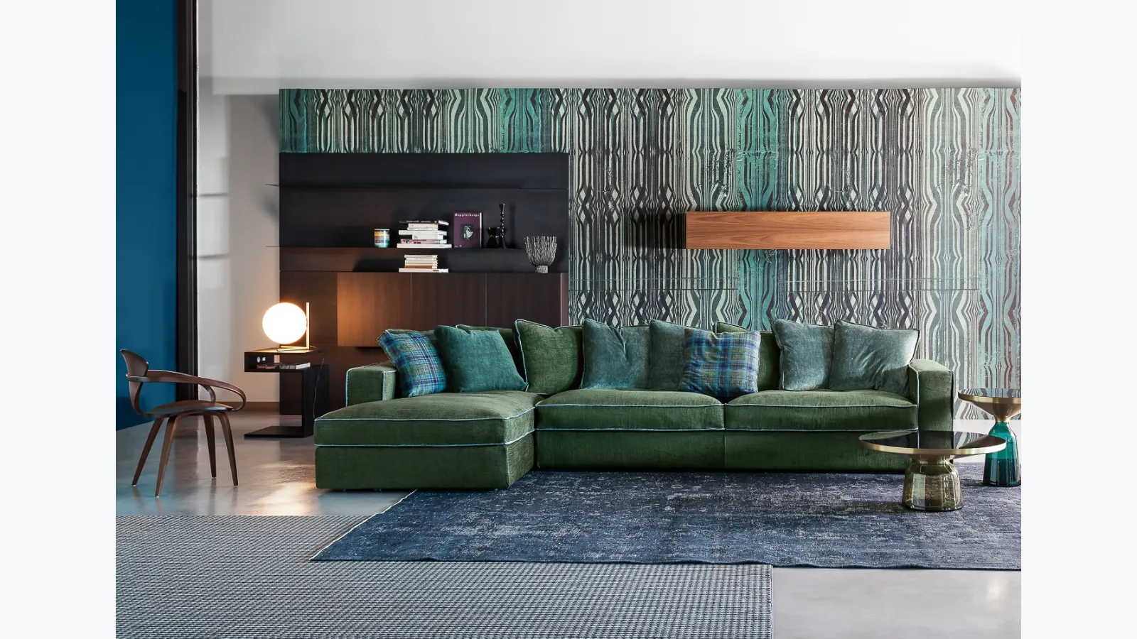 Sofa with peninsula Madison by Flexteam