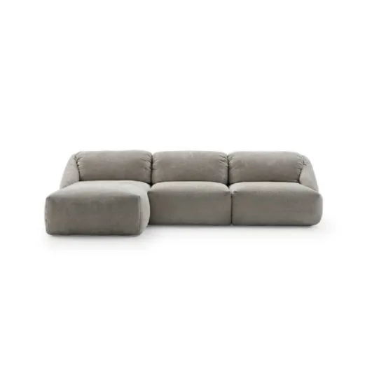 Fabric sofa with peninsula Mellville by Ditre Italia.