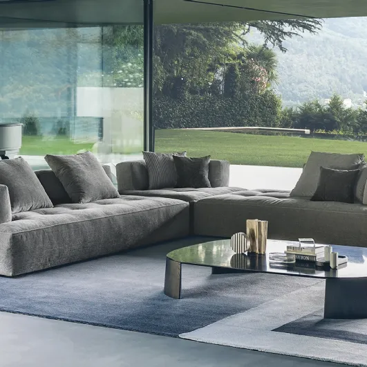 Melvil upholstered fabric sofa by Desirèe