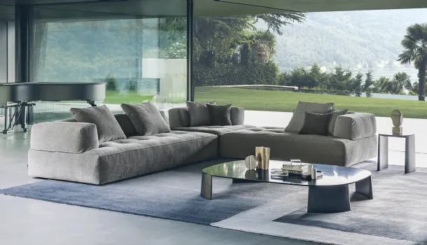 Melvil upholstered fabric sofa by Desirèe