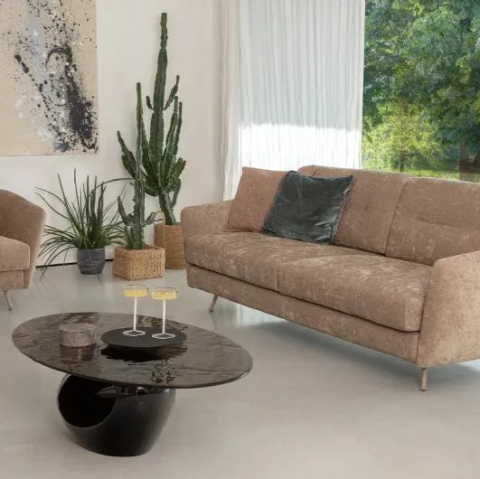 Milo fabric living room by Tonin Casa