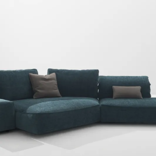Mose sofa with chaise lounge in Desirèe fabric