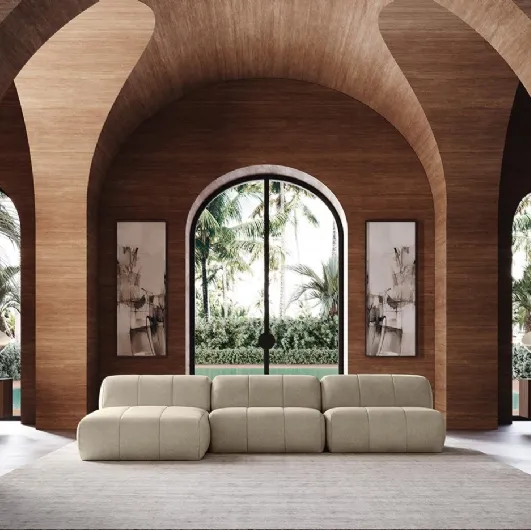 Sofa with peninsula Muffin by Felis