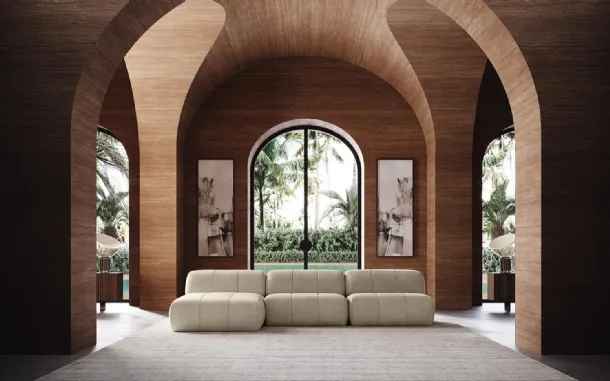 Sofa with peninsula Muffin by Felis