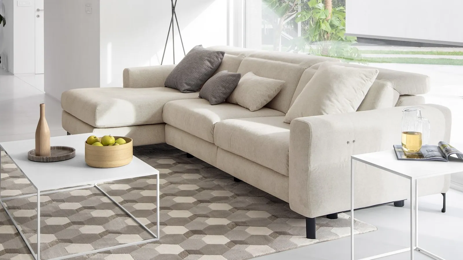 Norma sectional sofa by Calligaris