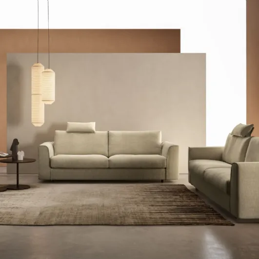 Linear fabric sofa Raphael by Twils