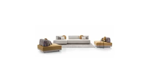Fabric sofa Sanders by Ditre Italia.