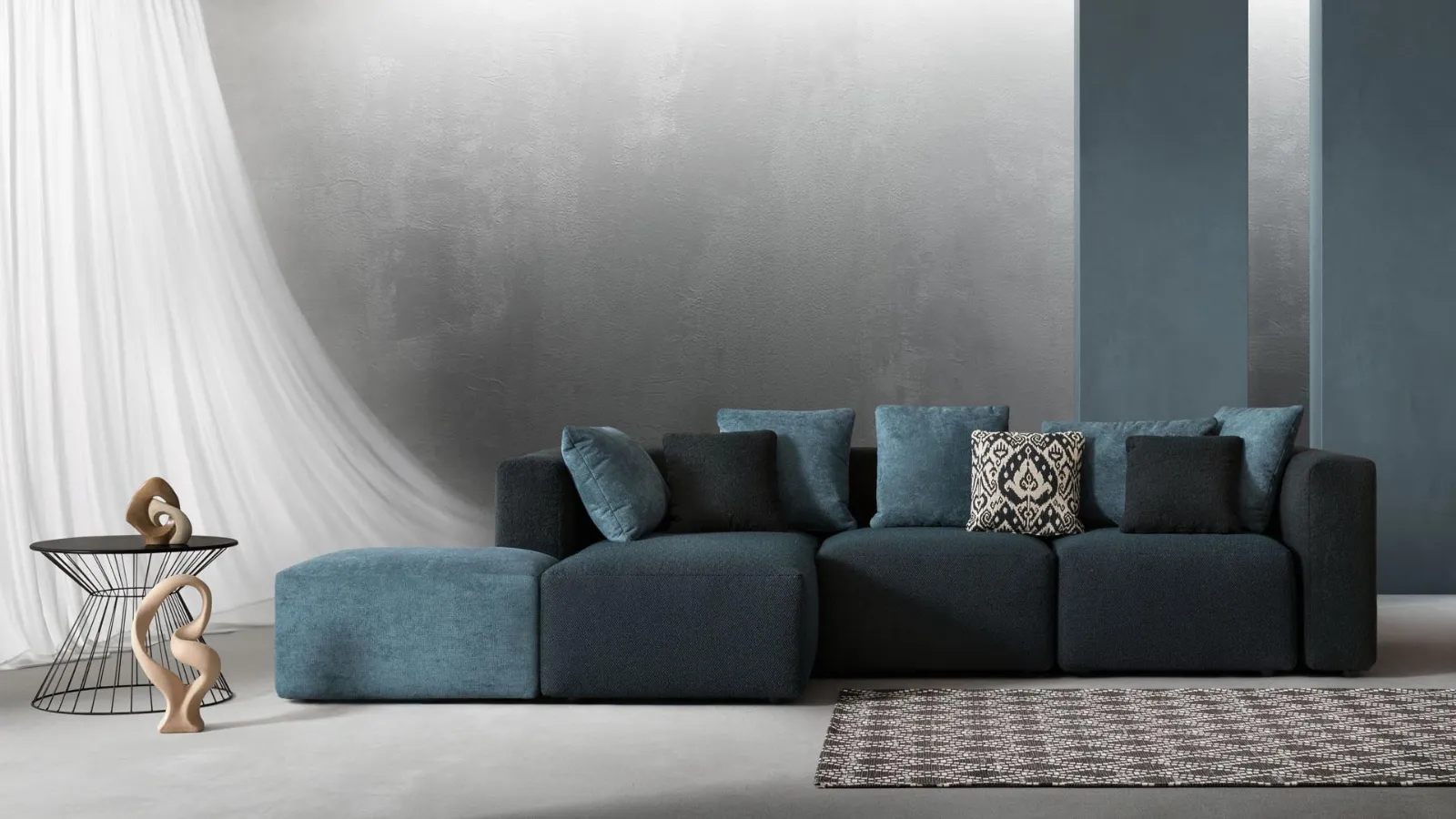 Upholstered fabric sofa Sassy by Samoa.