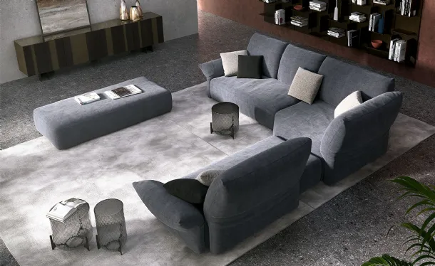 Sinatra corner sofa by Cattelan Italia.