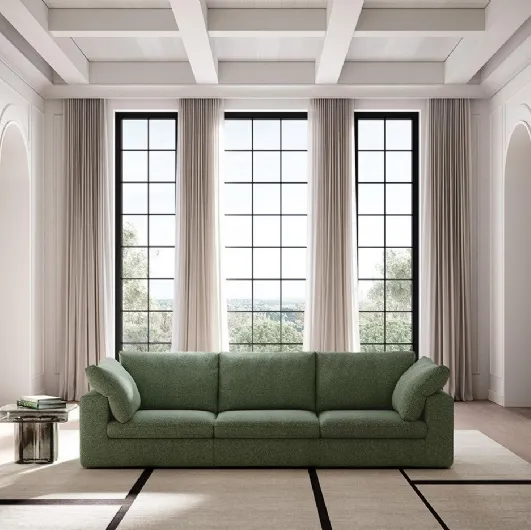 Superneutral linear sofa by Felis