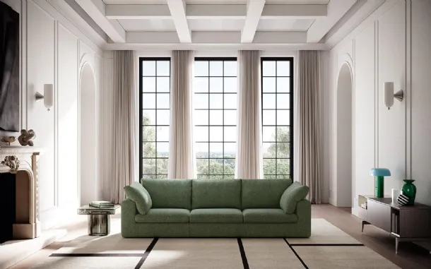 Superneutral linear sofa by Felis