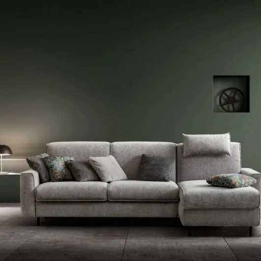 Sofa bed with peninsula Titan by Samoa