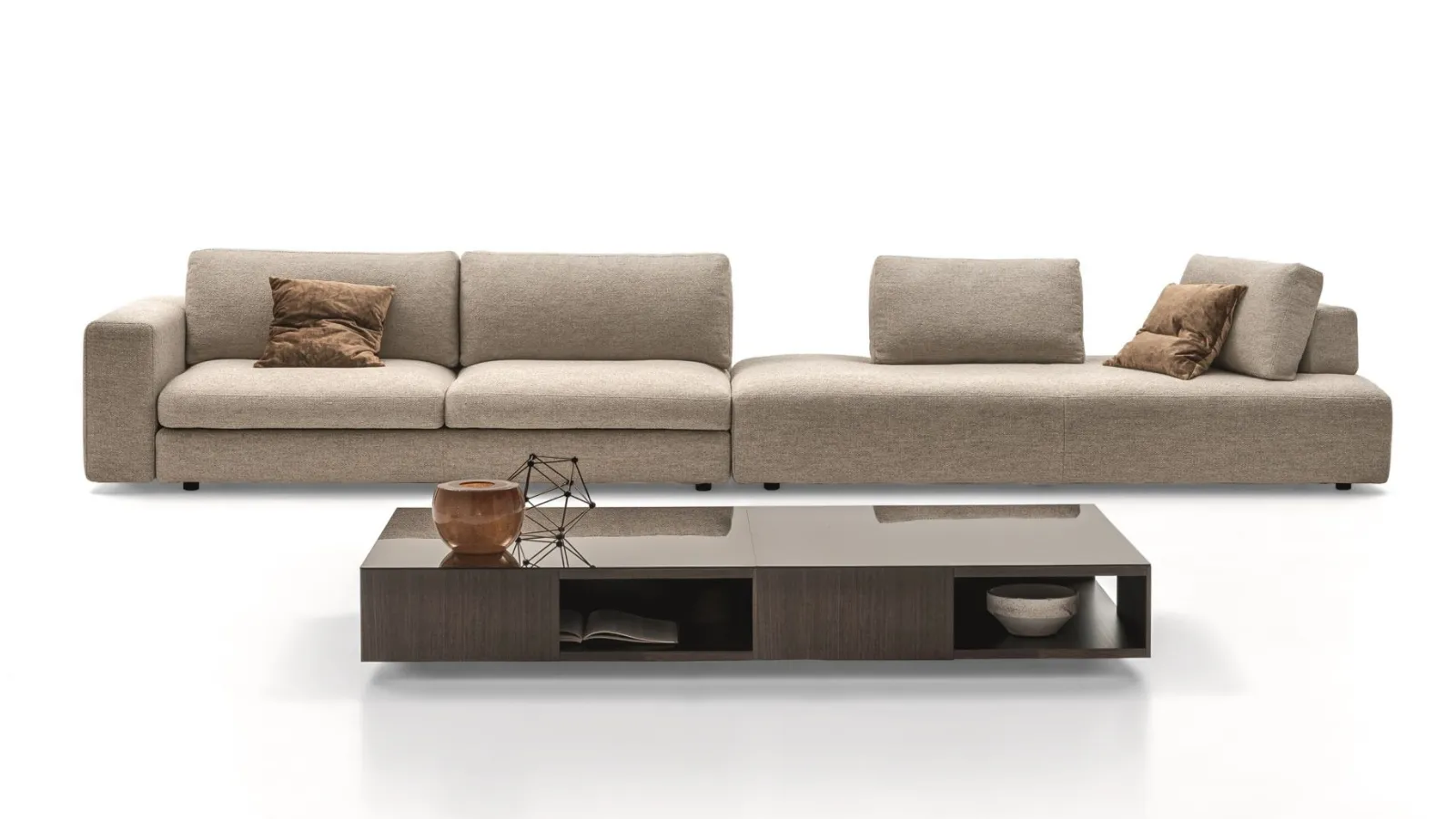 Linear fabric sofa Urban 2|0 by Ditre Italia