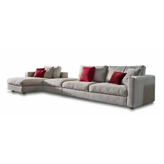 Urban sofa with peninsula by Ditre Italia.