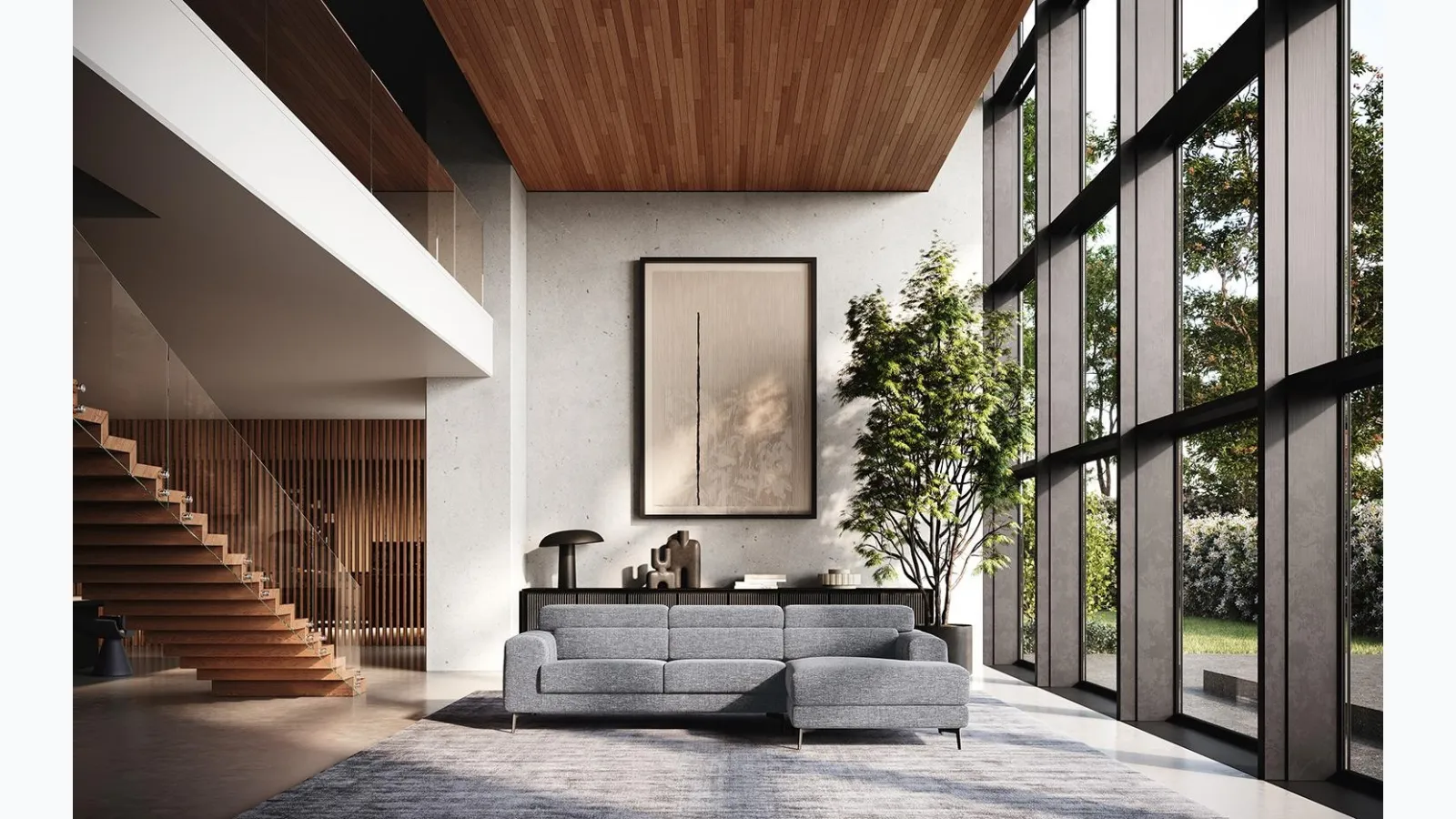 Sofa with peninsula Vibe by Felis