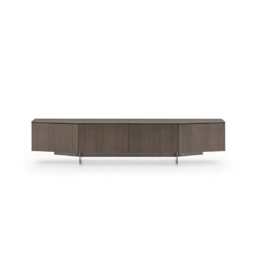 Angle wooden sideboard by Ditre Italia