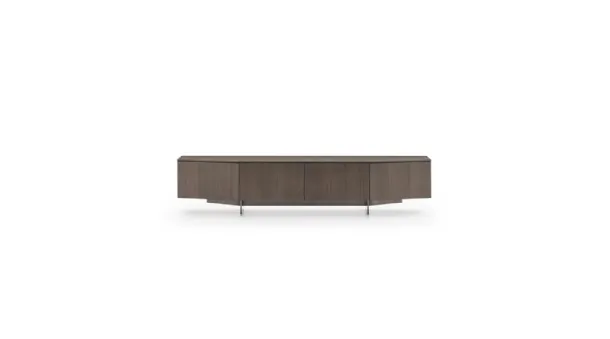 Angle wooden sideboard by Ditre Italia