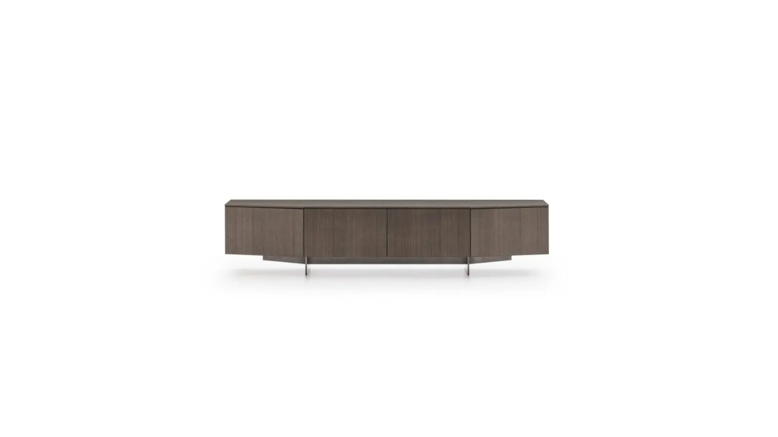 Angle wooden sideboard by Ditre Italia