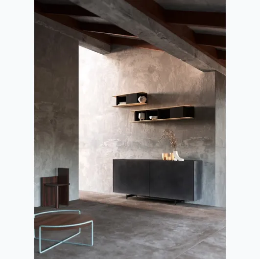 Madia Atelier in vintage iron lacquered finish by Capo d'Opera.