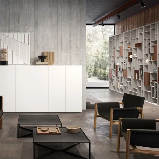 Madia Ateneo in White lacquered finish by Capo d