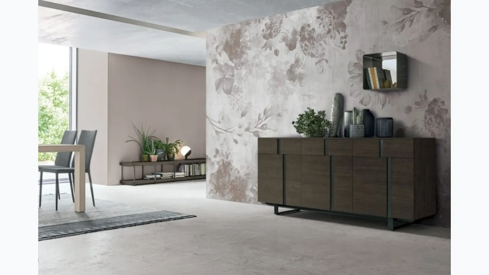 Tomasella's Athena Oak Mocha Sideboard