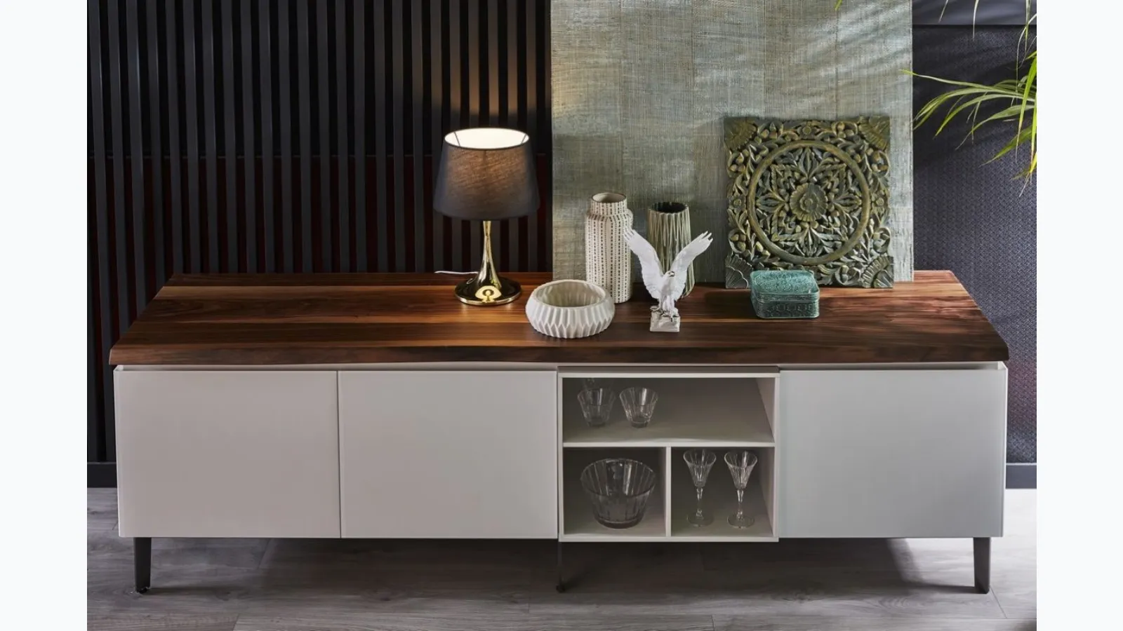 Cosmopolitan Glass sideboard by Bontempi.
