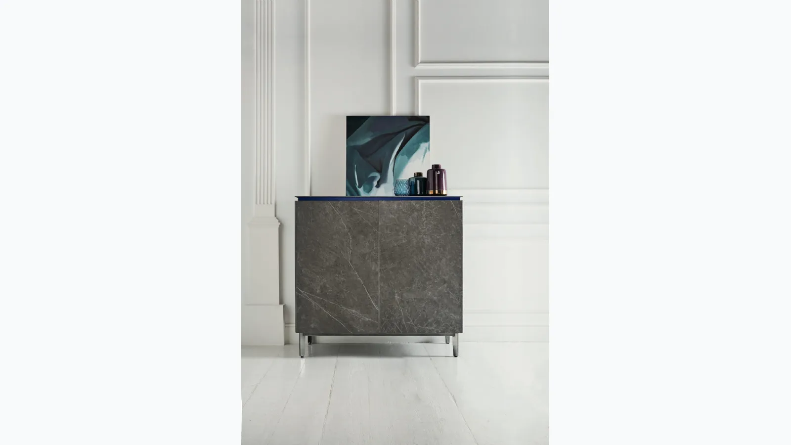 Cosmopolitan sideboard in SuperMarble by Bontempi.
